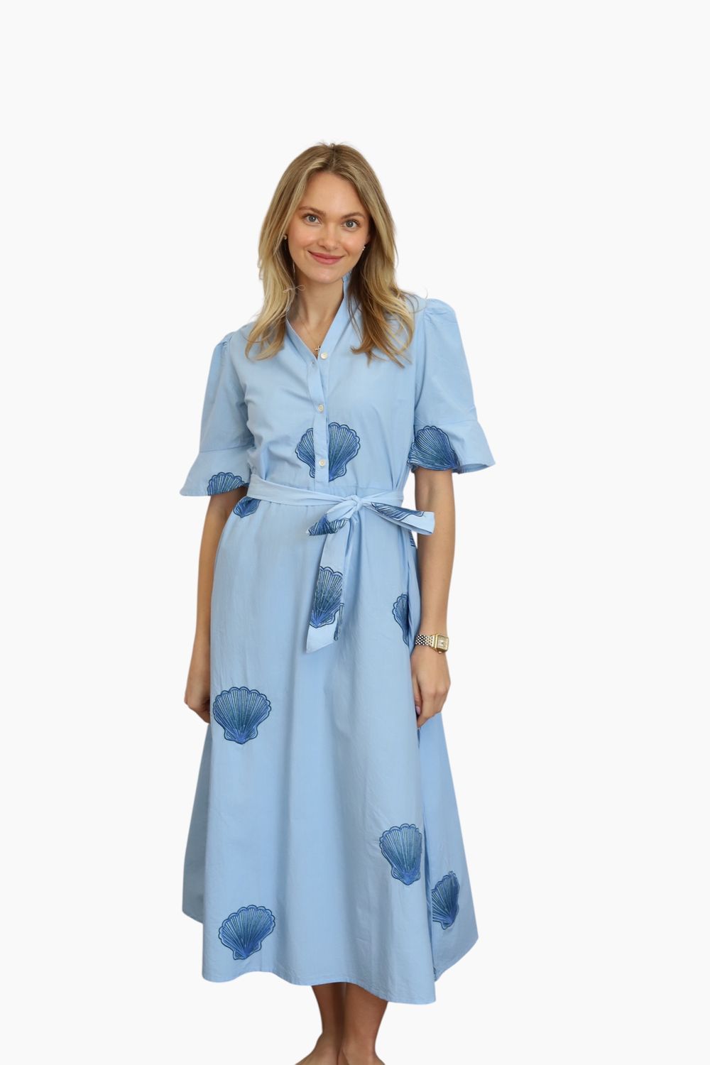 Effie Dress- Scallop Shell