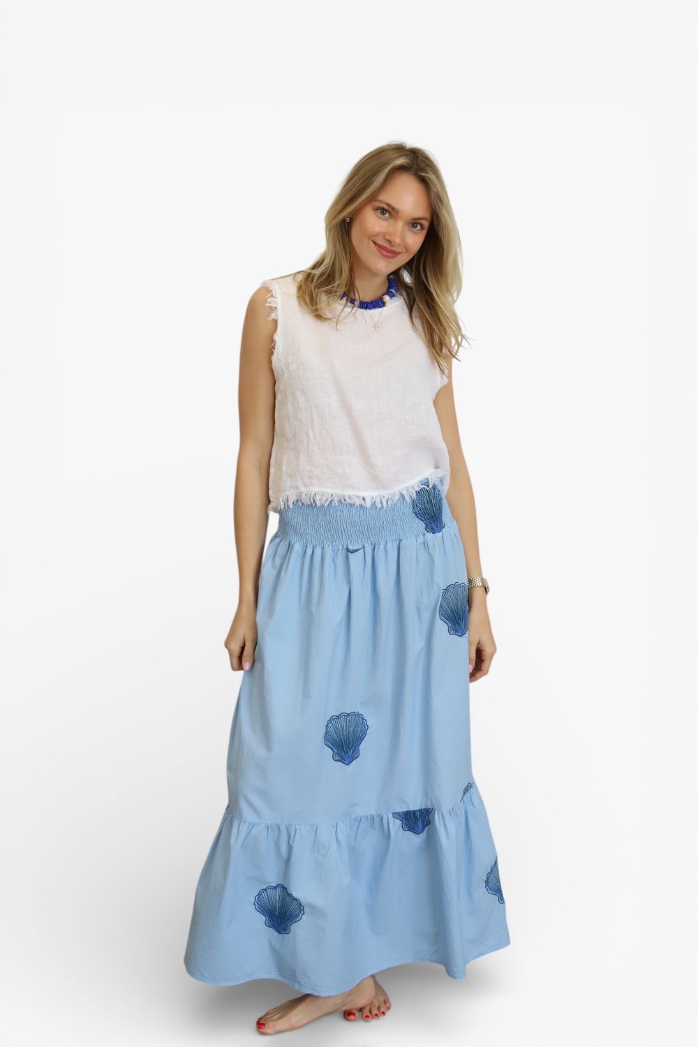 Poppins Skirt- Scallop Shell