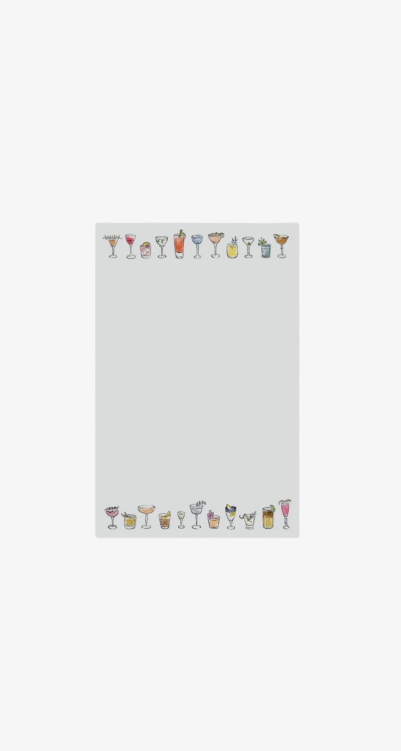 Cocktails Notepad