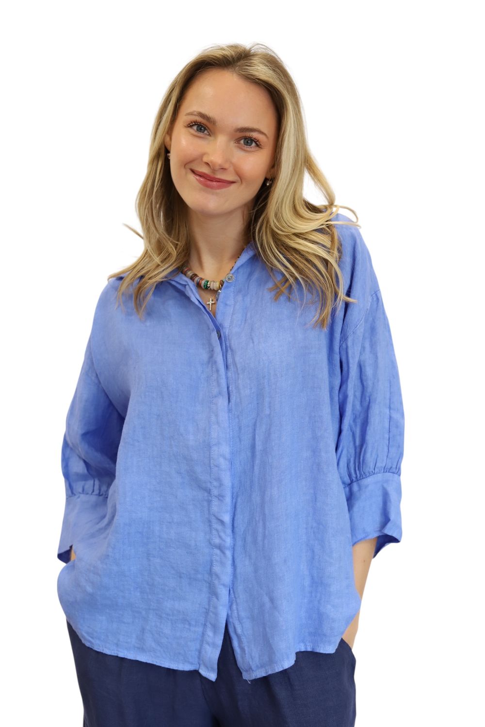 Marcie Linen Blouse