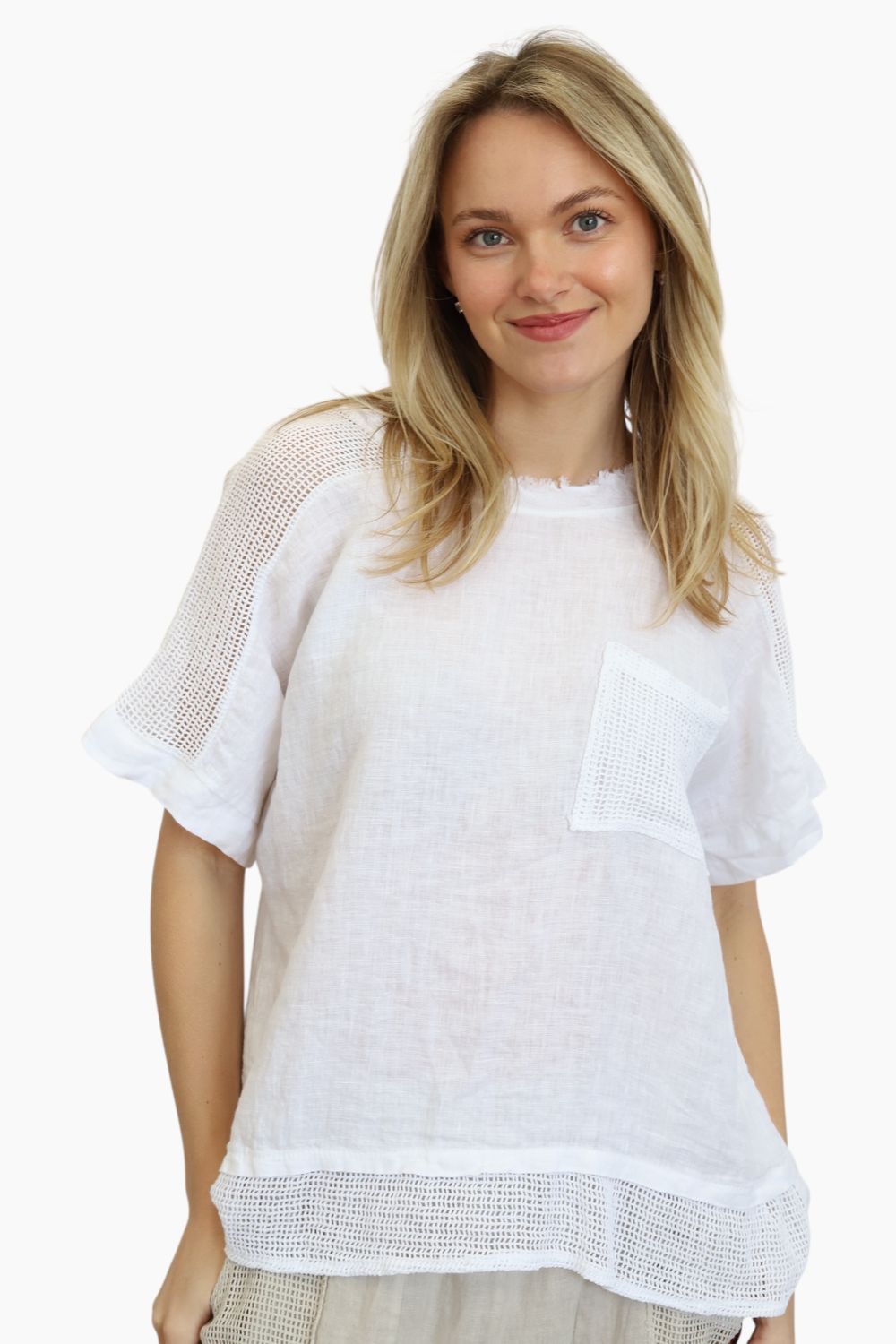 Fisherman  Crochet T- Shirt