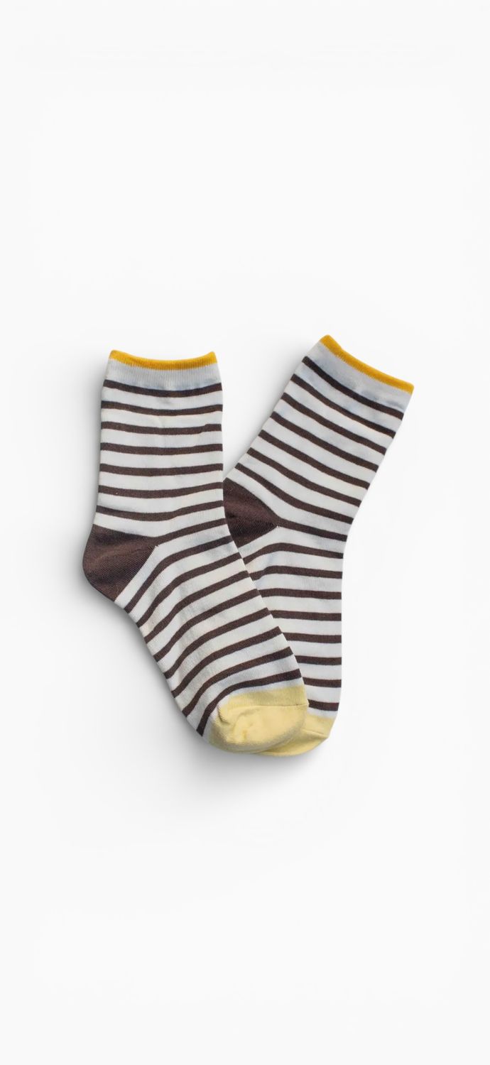 Classic Brown Stripe Socks