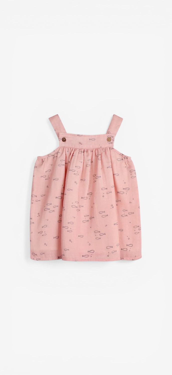 Fishes Baby Dress (6-12 Months)