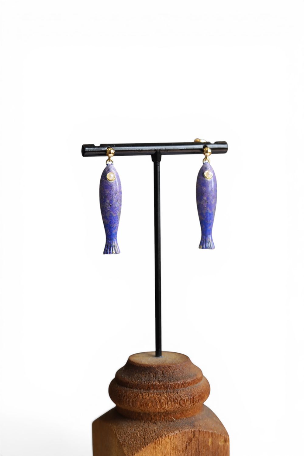 Minnow Earring- Blue