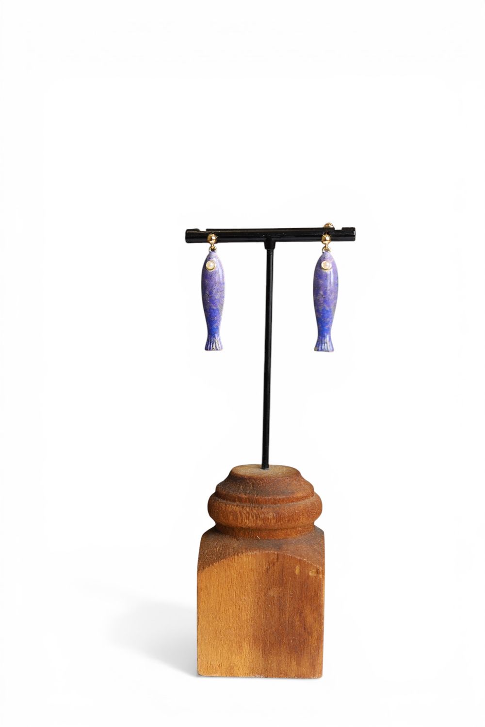 Minnow Earring- Blue