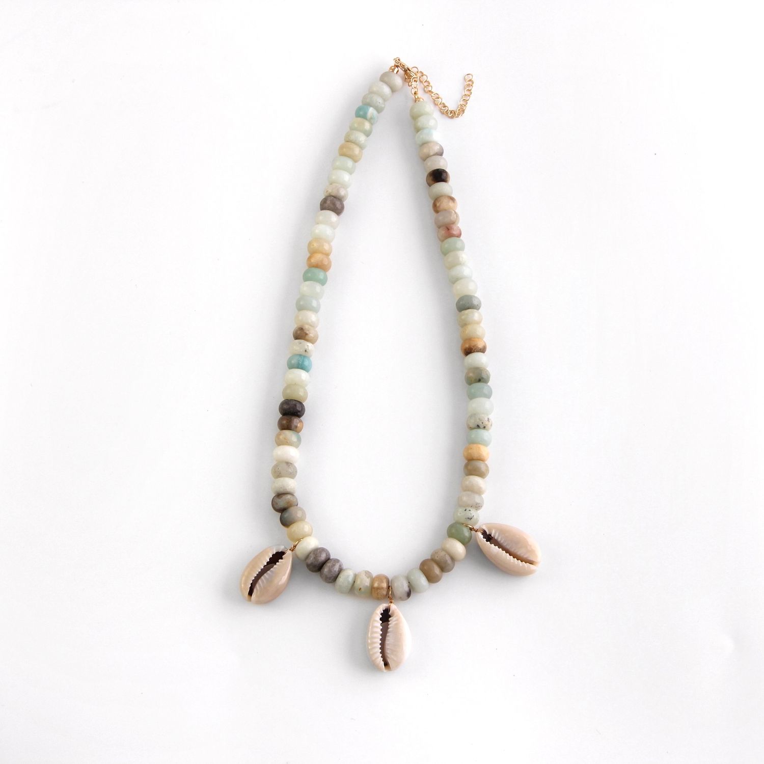 Mist Beaded Pukka Necklace