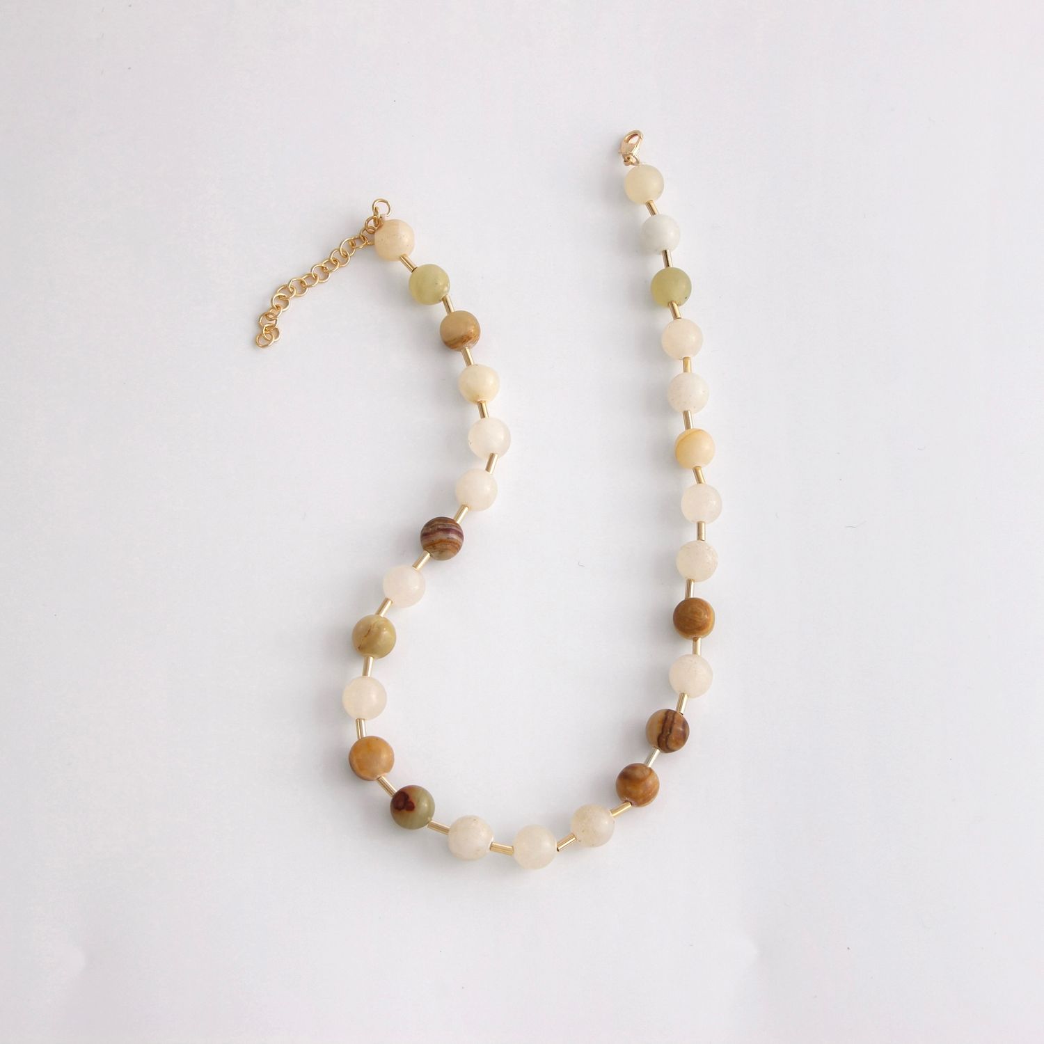 Dorsey Bead Strand- Sand