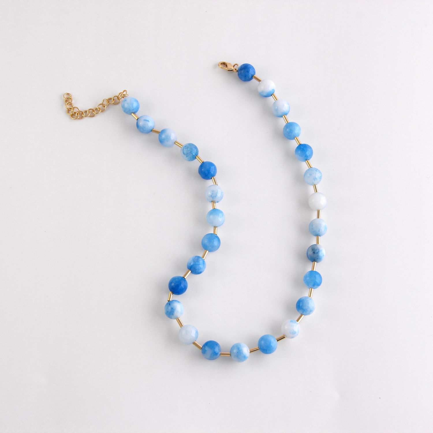 Dorsey Bead Strand- Sky