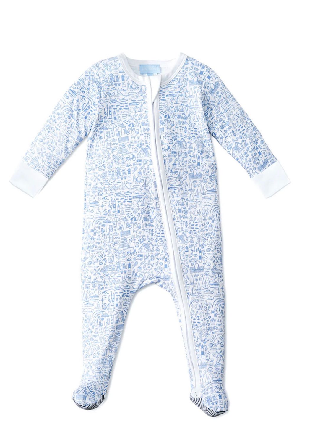 Seaside Zip Onesie