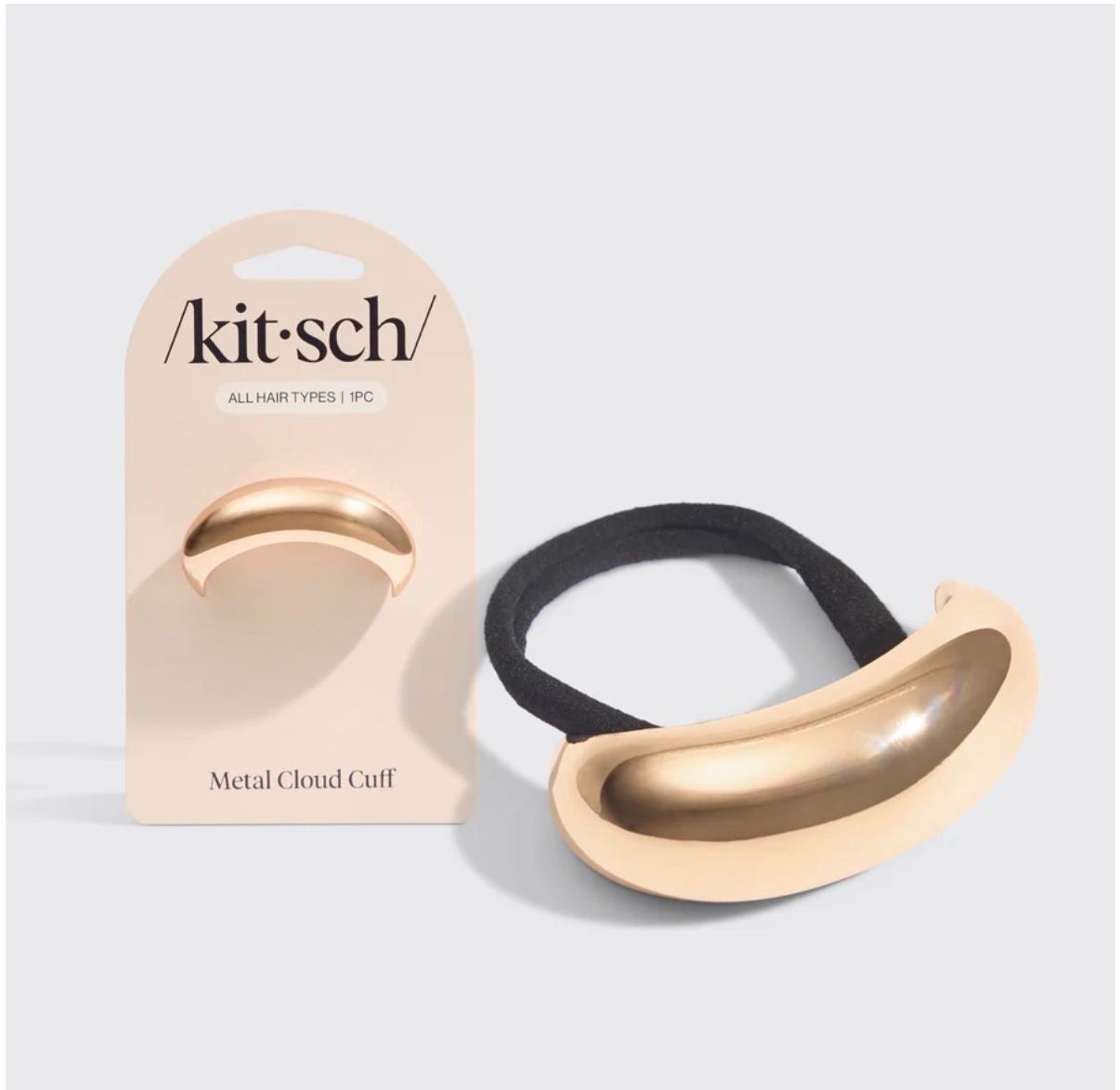 Gold Hair Elastic with Cuff