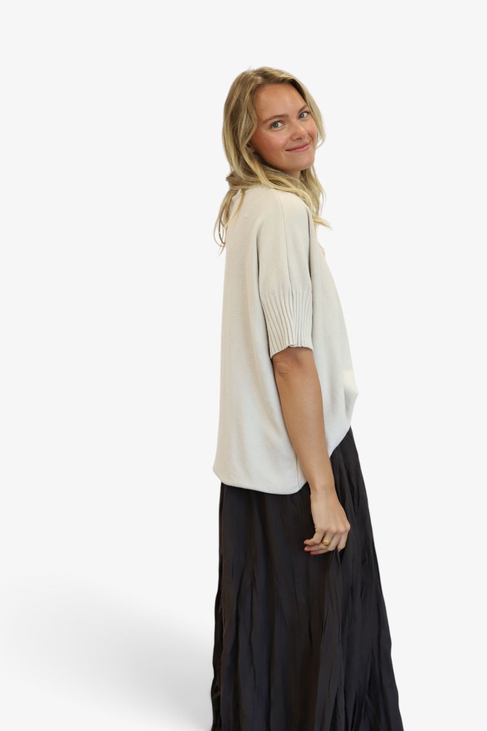 The Sunny Crinkle Skirt- Chocolate