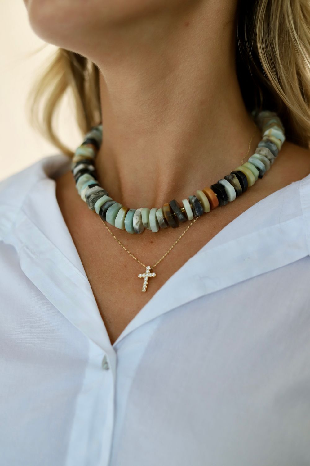 Organic Moody Mist Necklace
