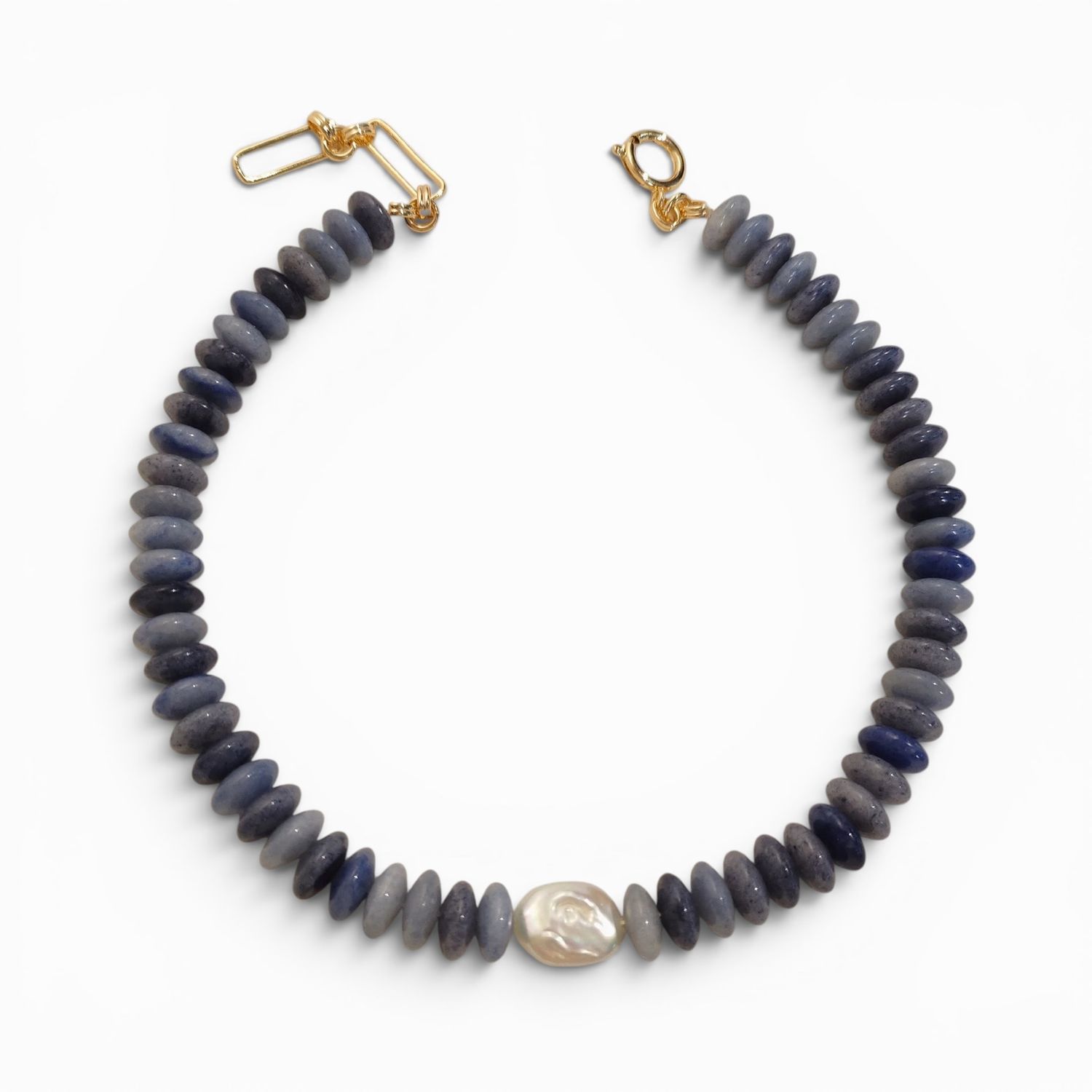 Slate Pearl Necklace
