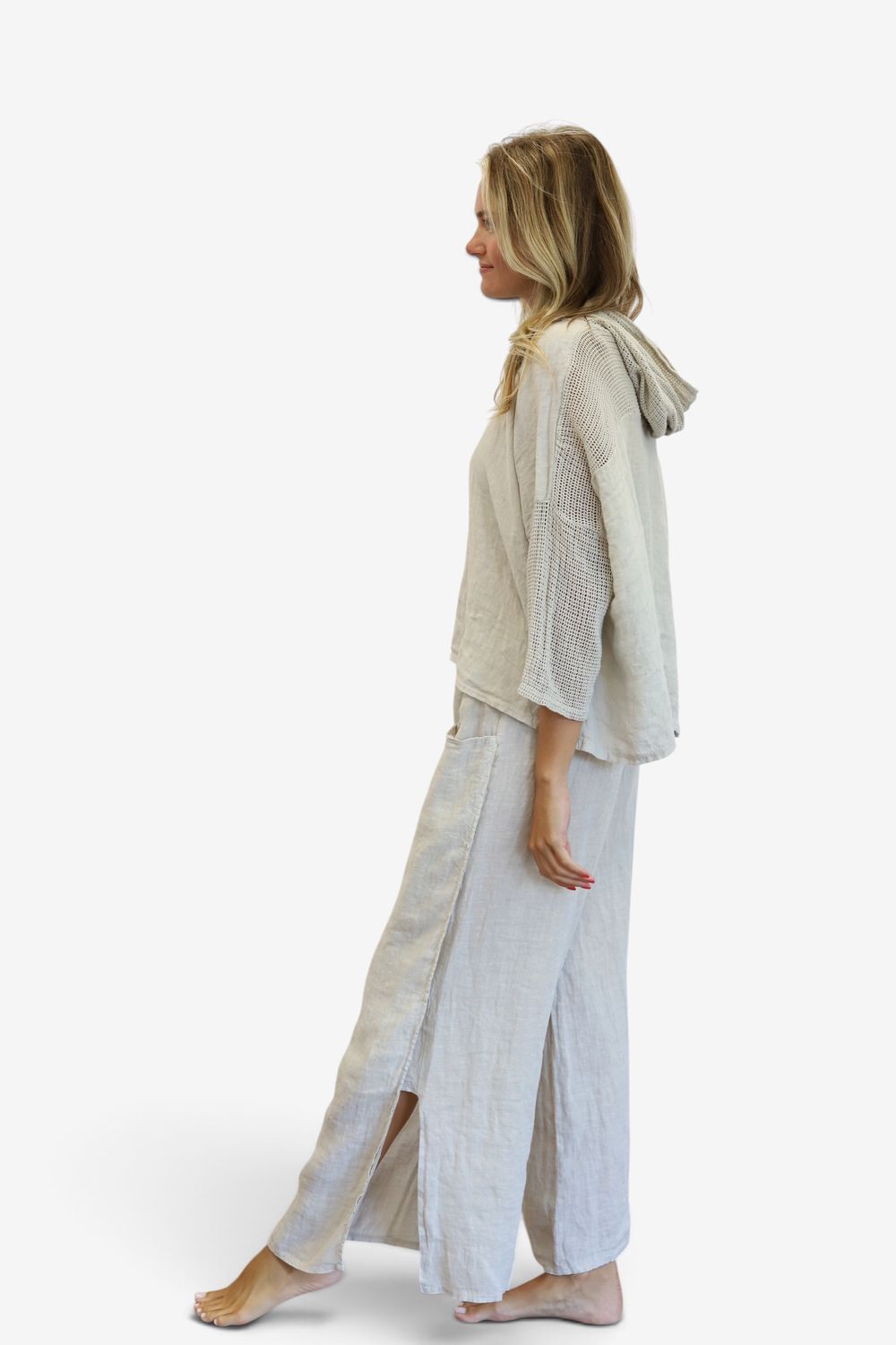 Piper Linen Pants - Beige