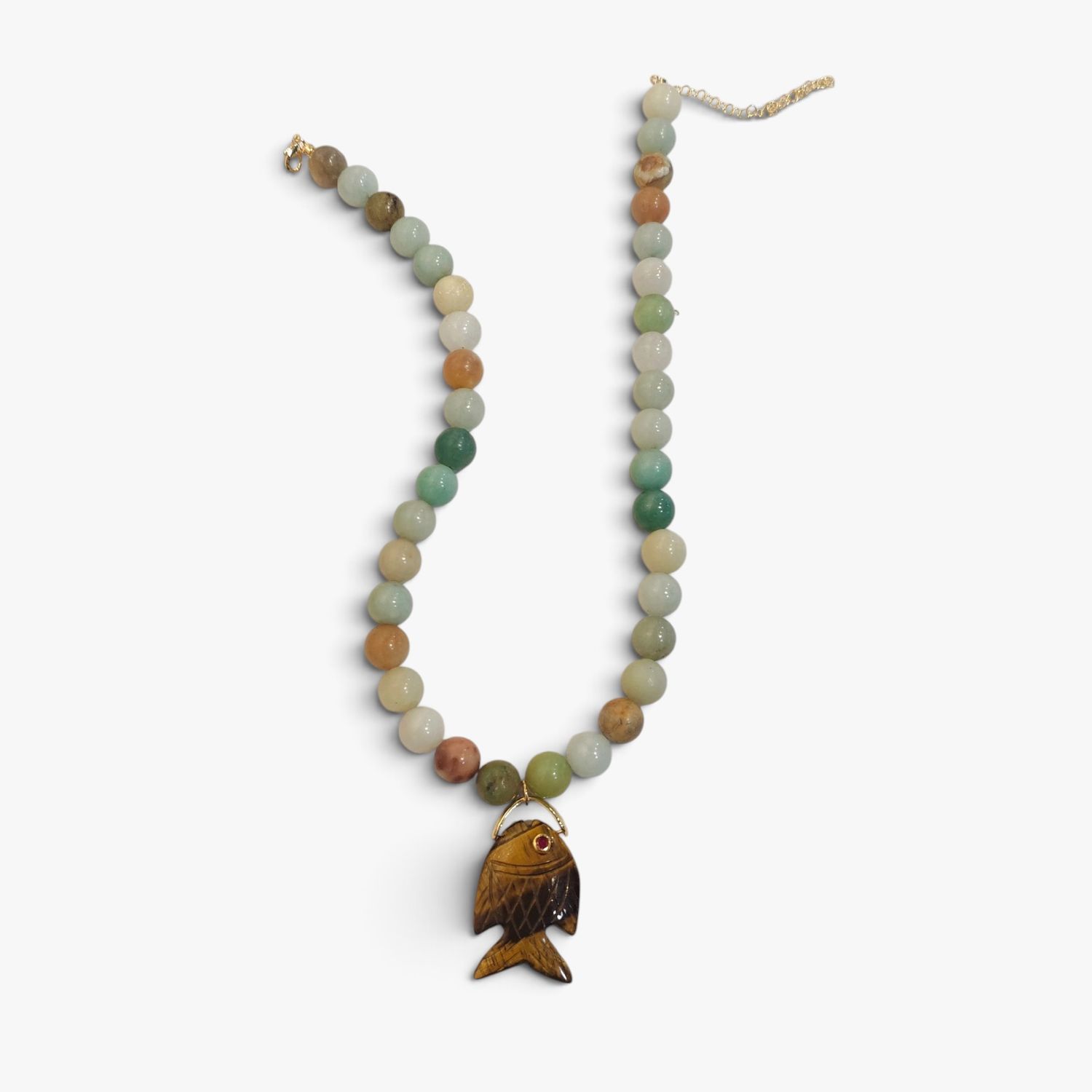 Mist Beads with Fan Fish