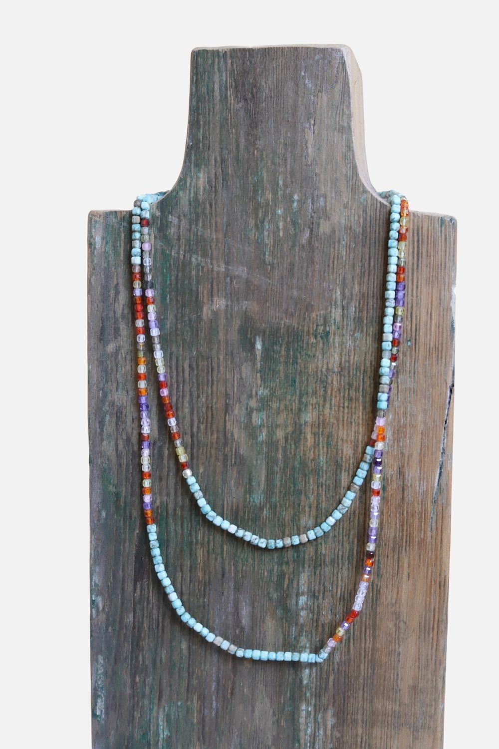 Long Strand- Glitzy Lilac &amp; Turquoise