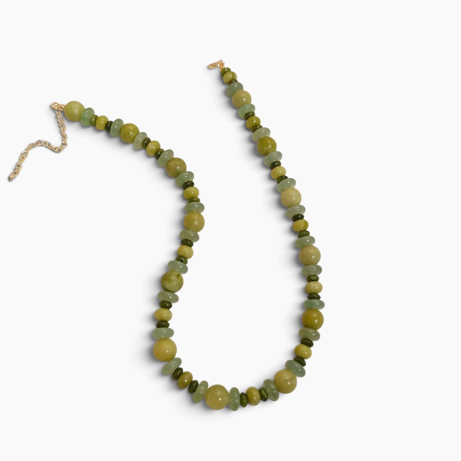 Molly Olive Strand- assorted shades of green