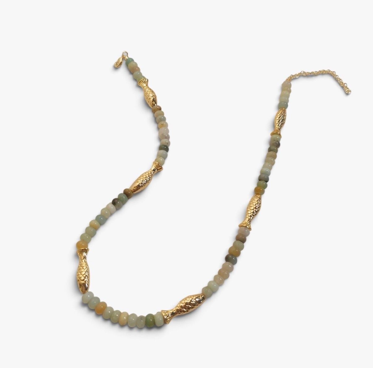 Mist &amp; Swimming Fish Necklace