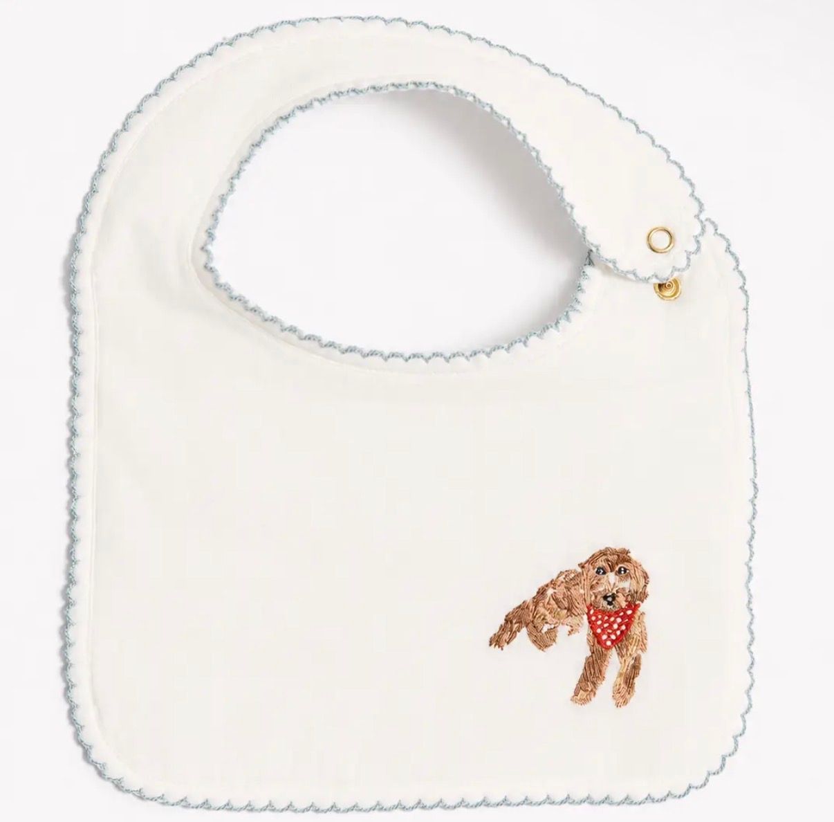 Classic Bib Embroidered Pup