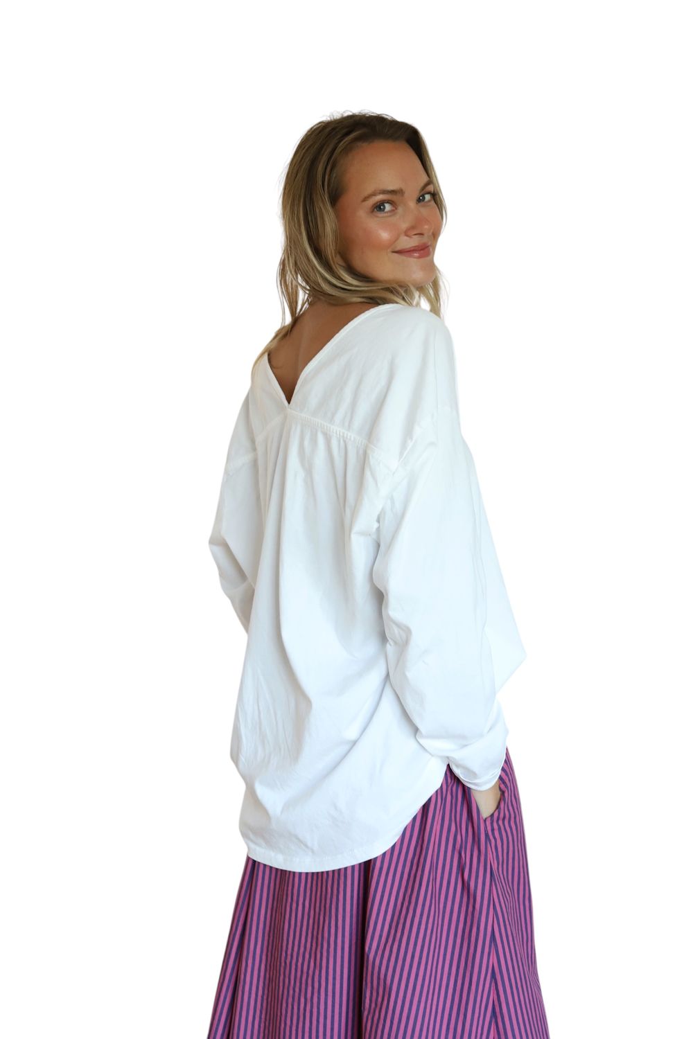 Traveler Swing Tee- White