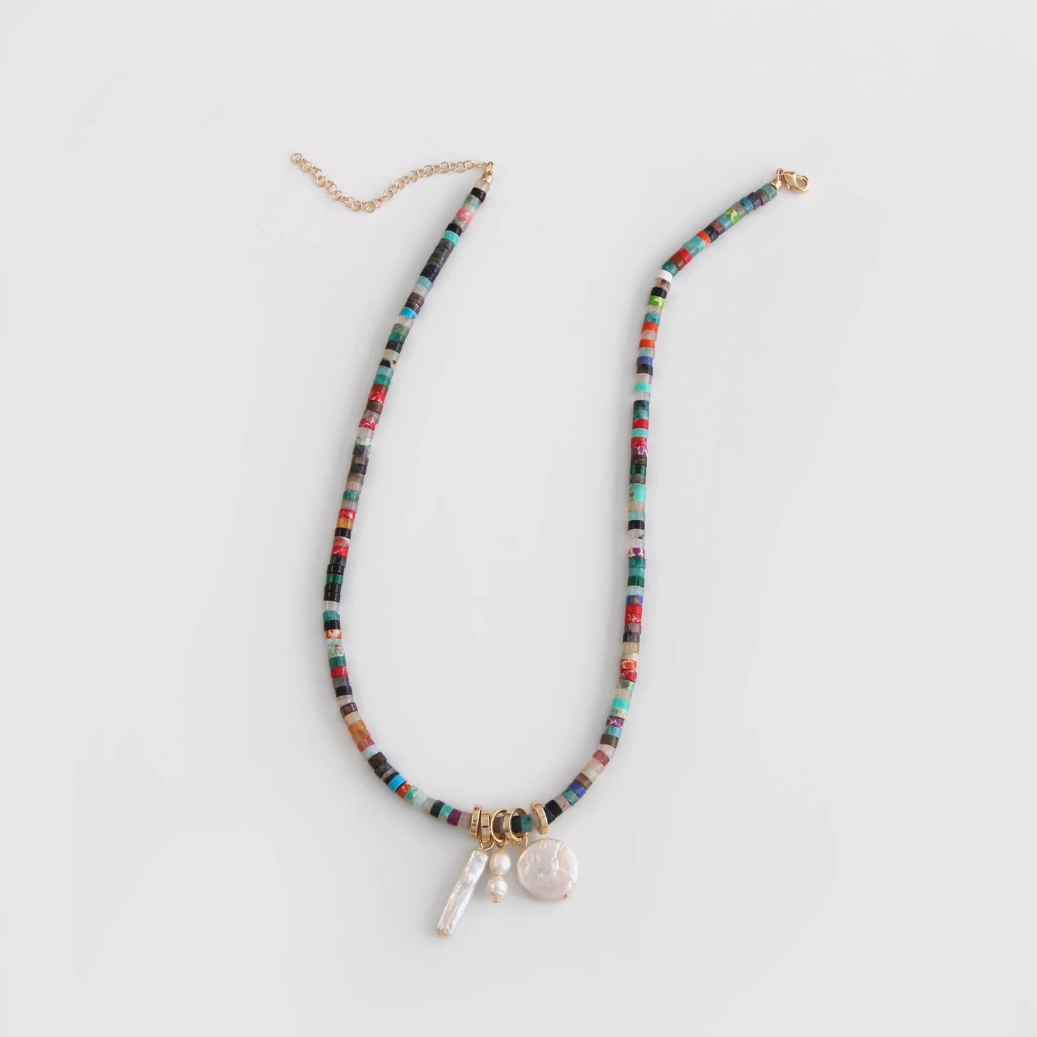 Rainbow Bits Assorted Pearl Strand