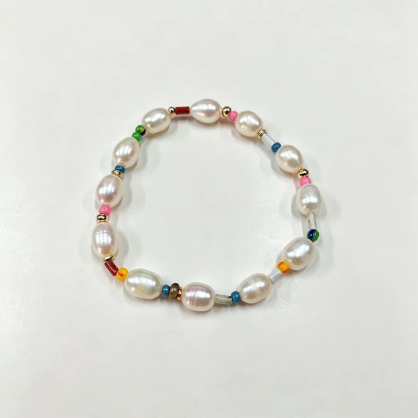Sadie Rainbow Pearl Bracelet