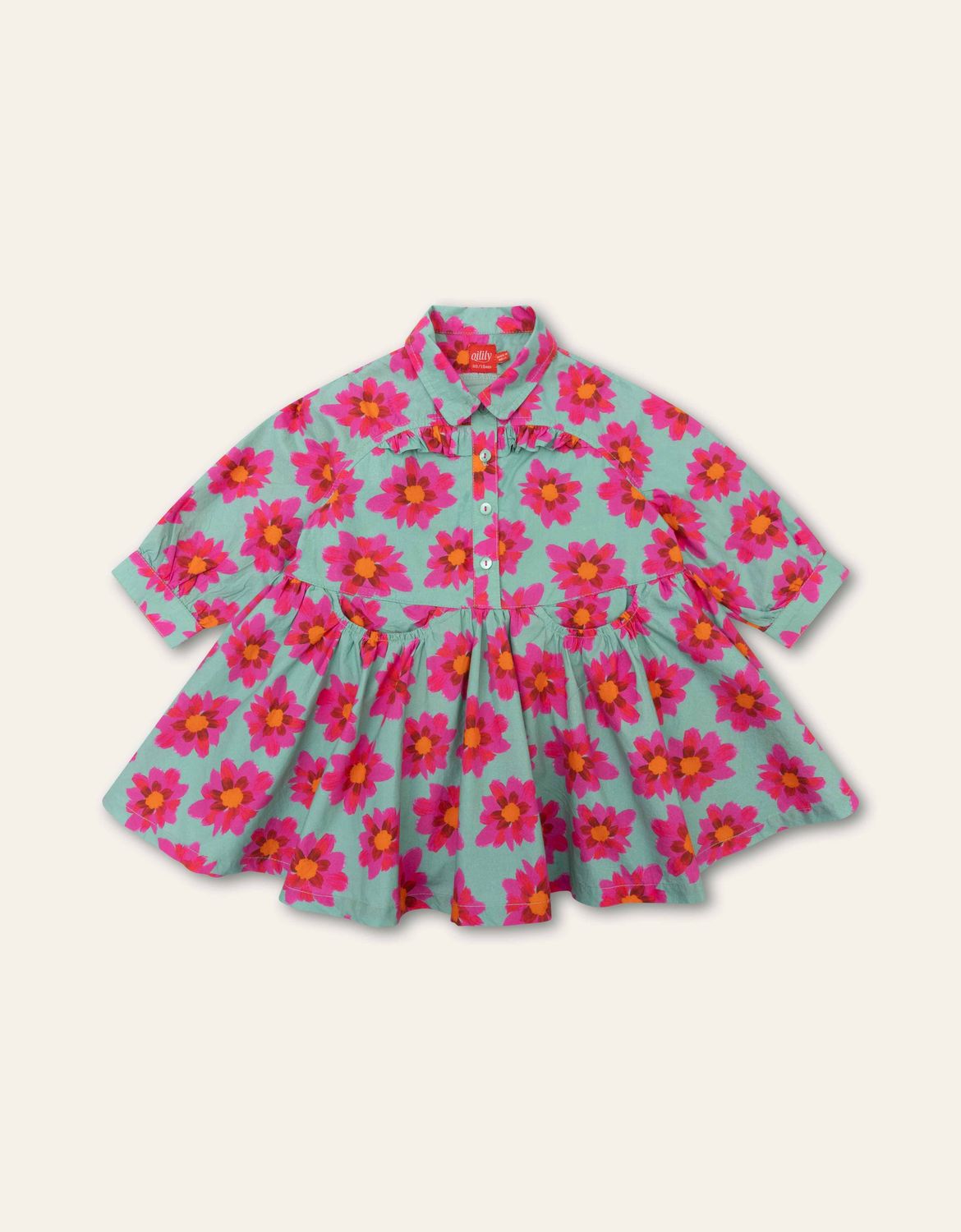 DJuliette LS Floral Dress