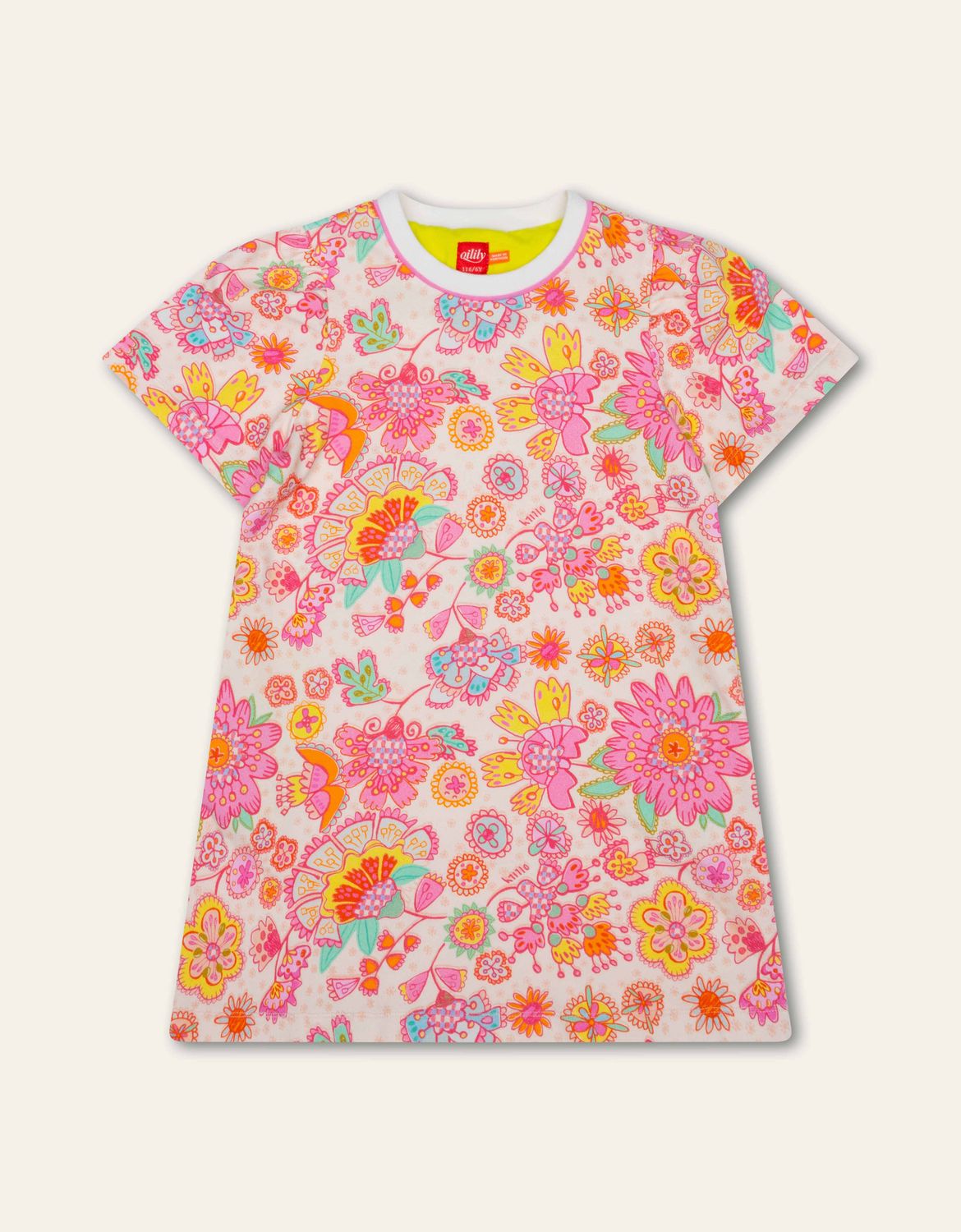 Dexi SweatDress  Allover Flowers