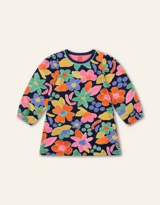 Dexiette Long Sleeve Floral Dress