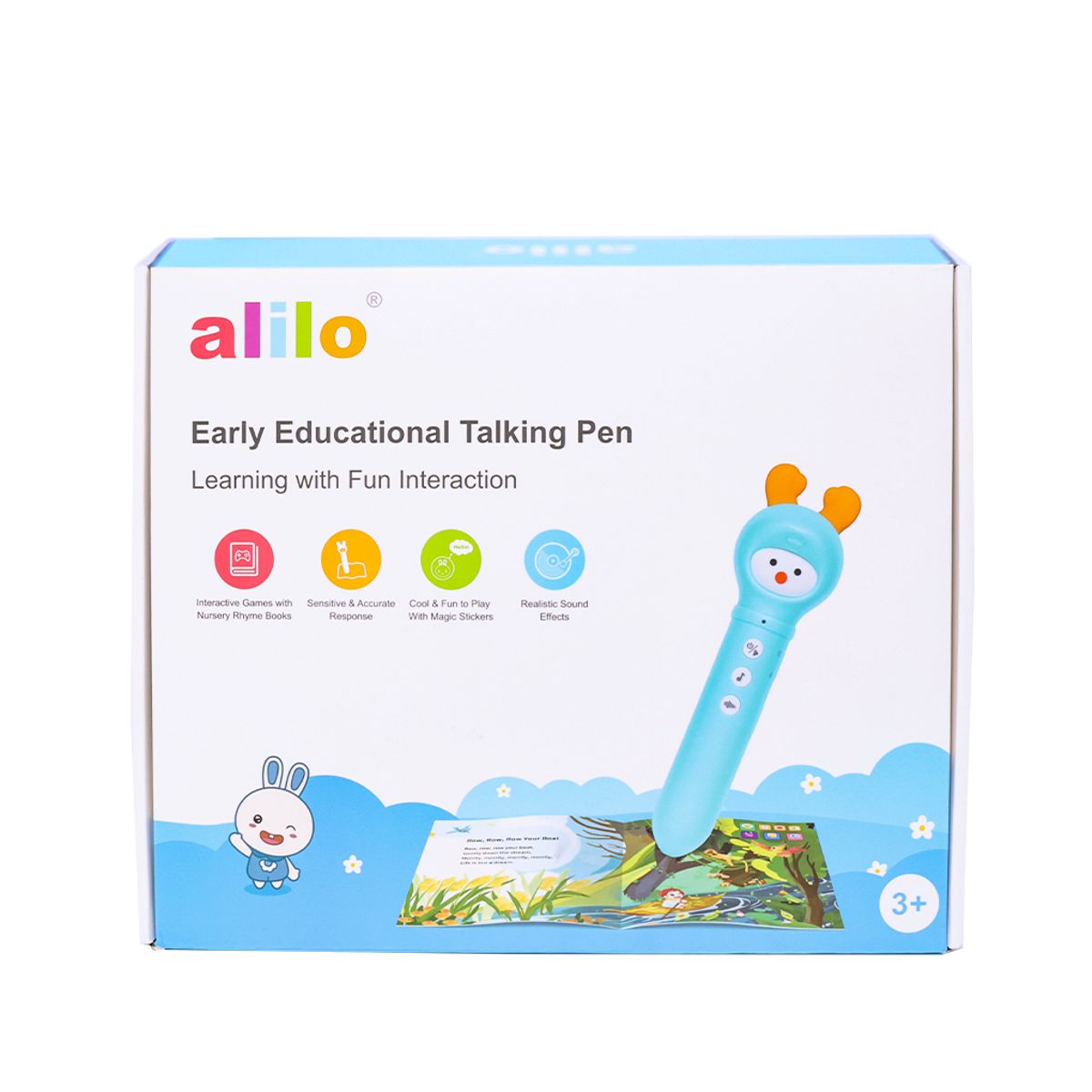 Alilo Early Education Talking Pen with Book and Flashcards
