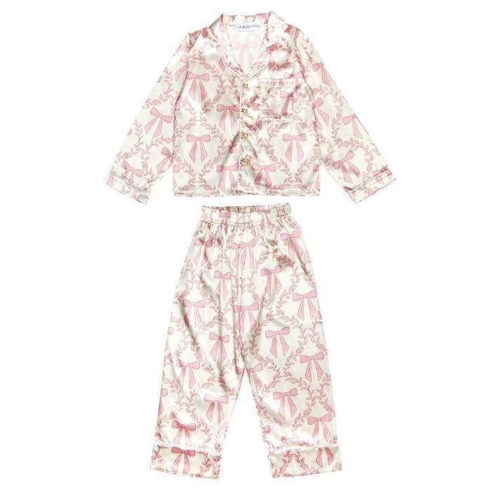 Mini Dreamers PJ, Color: Bow Pink, Size: 2