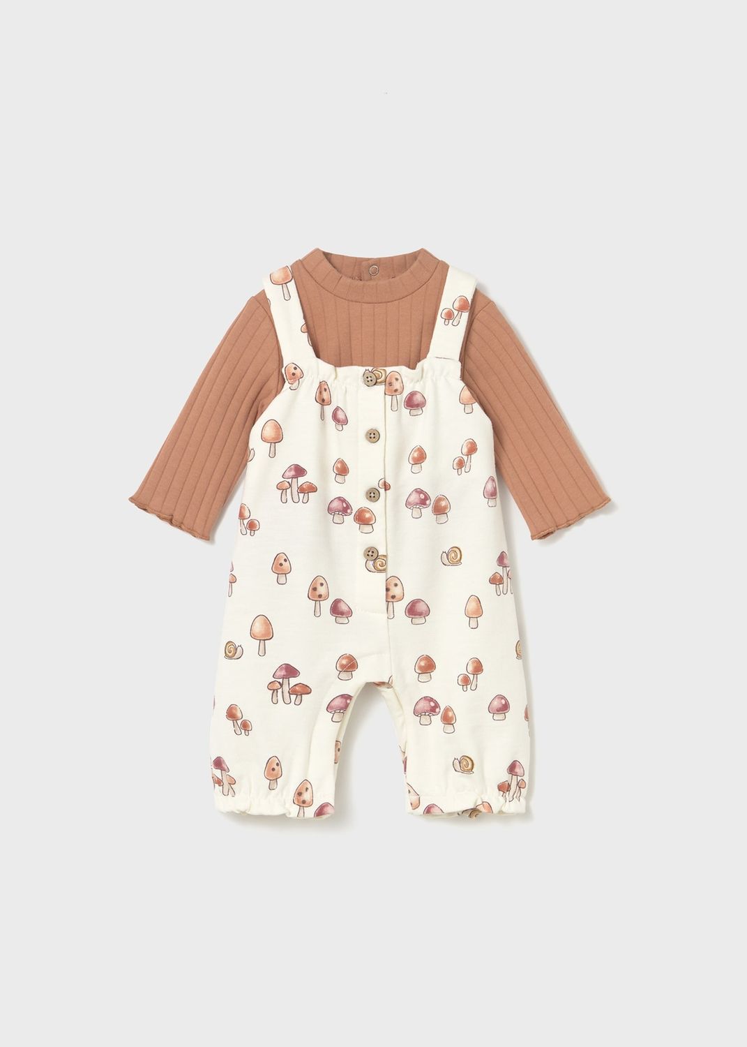 Mushroom Dungarees Set 2606