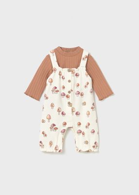Mushroom Dungarees Set 2606