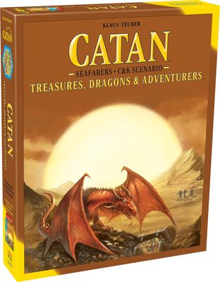 Catan Game Treasures, Dragons and Adventure