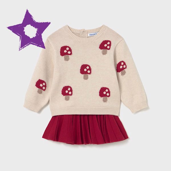 Mushroom Sweater and Skirt 2925