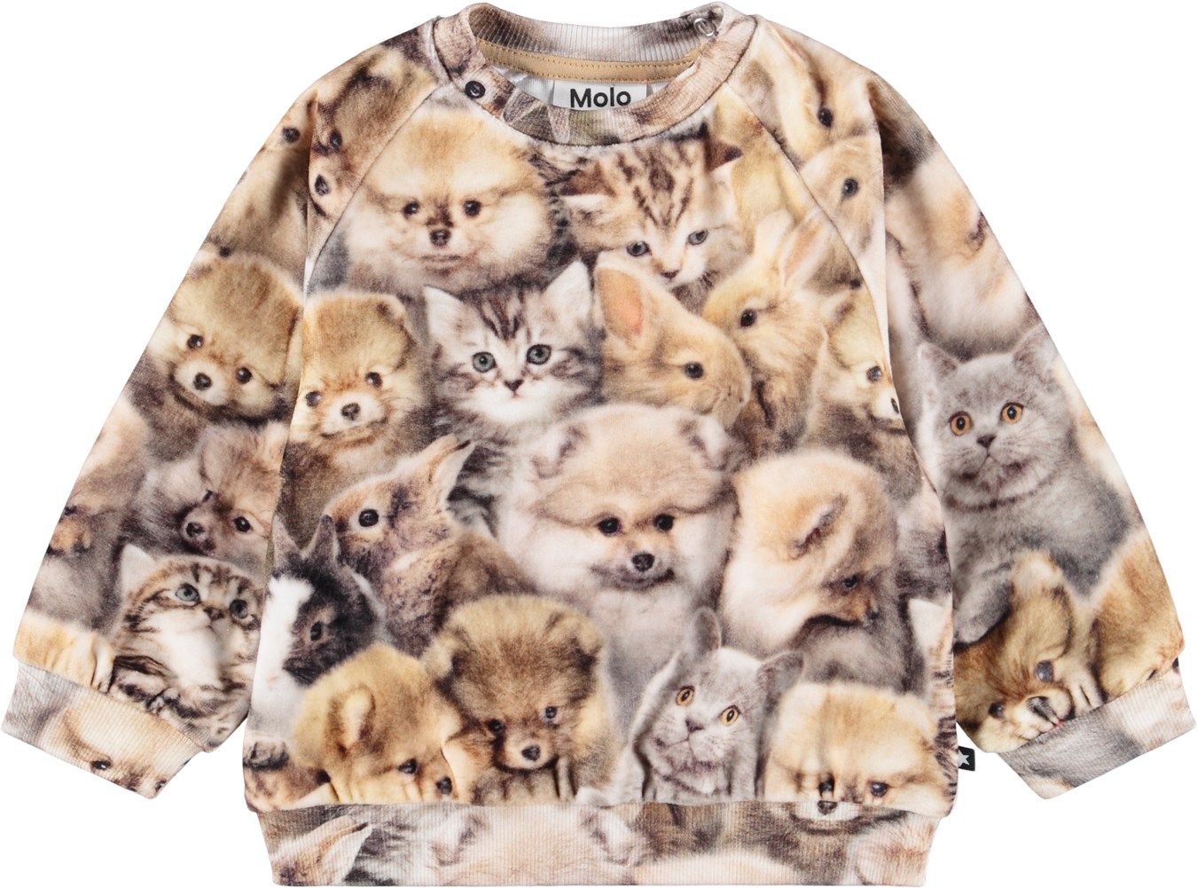 Disc Sweat Shirt Fuzzy Fluffy