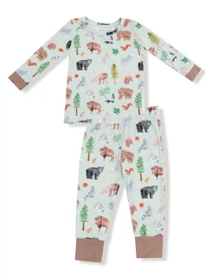 American Woodland Animals - L/s Loungewear Set