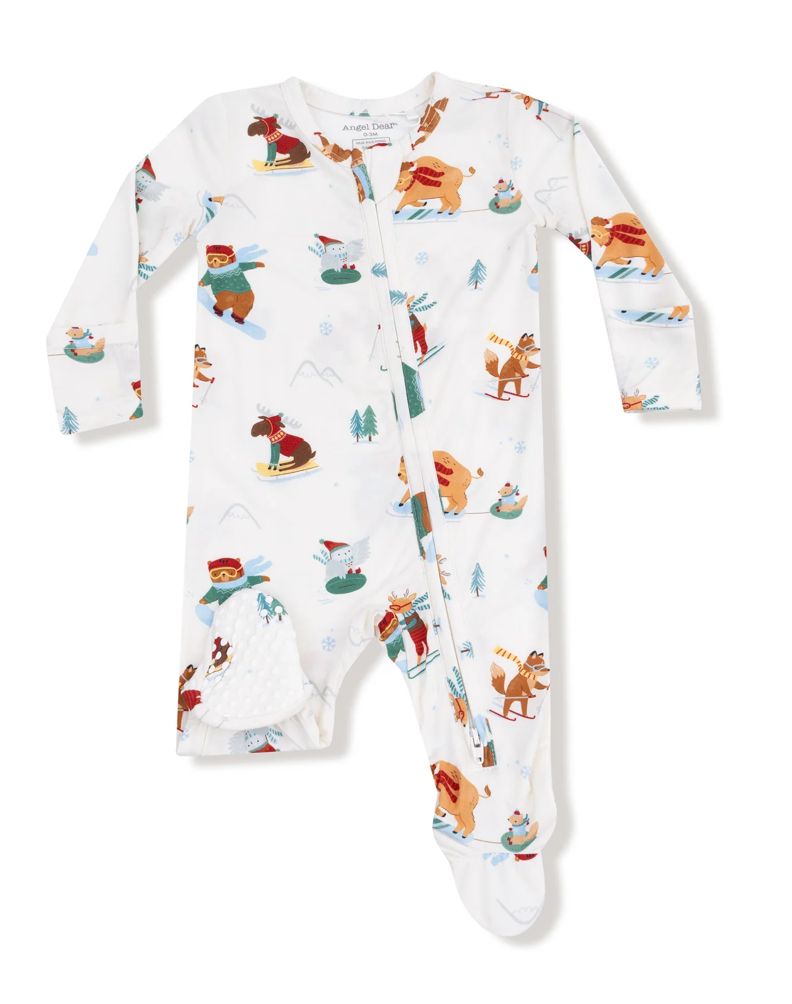 Winter Animal Sports - 2 Way Zipper Footie