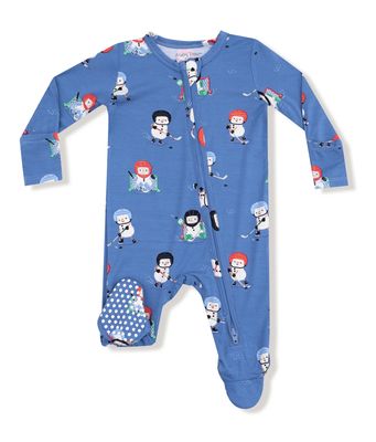 Snow Folks Ice Hockey - 2 Way Zipper Footie