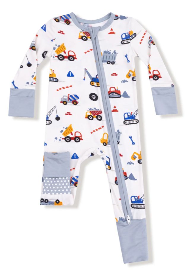 Crayon Construction - 2 Way Zipper Romper