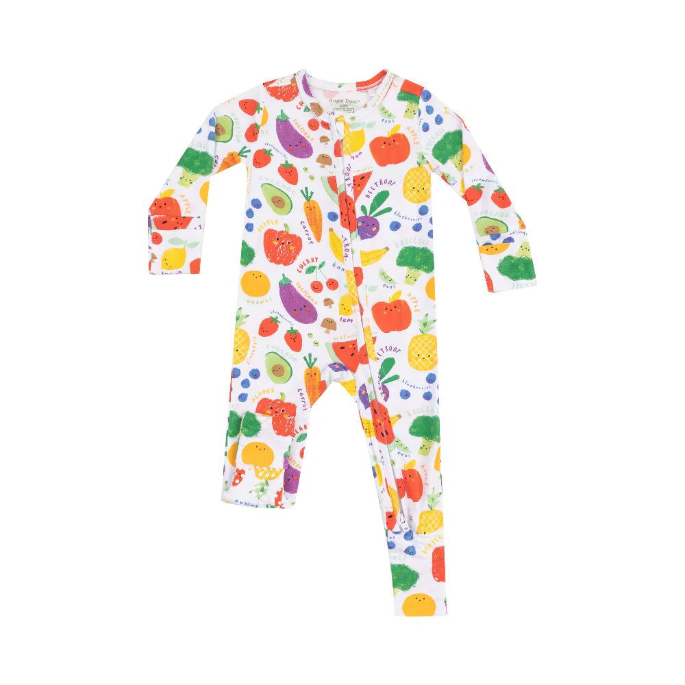 Eat The Rainbow Zipper Romper