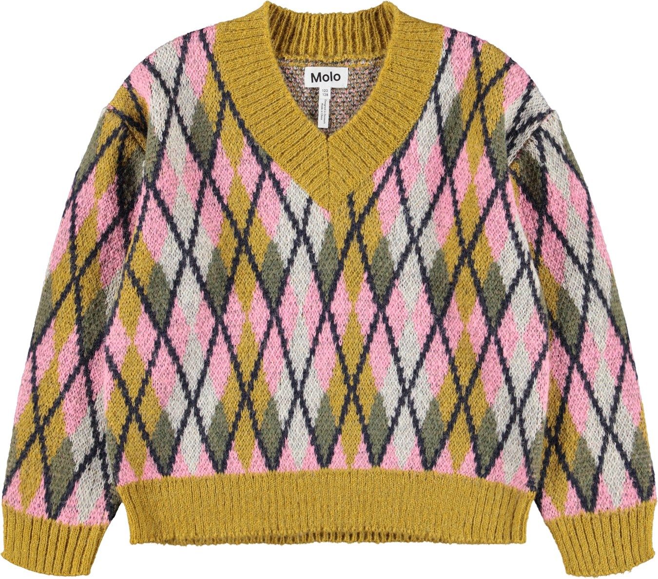 Gwenda Big Argyle Sweater