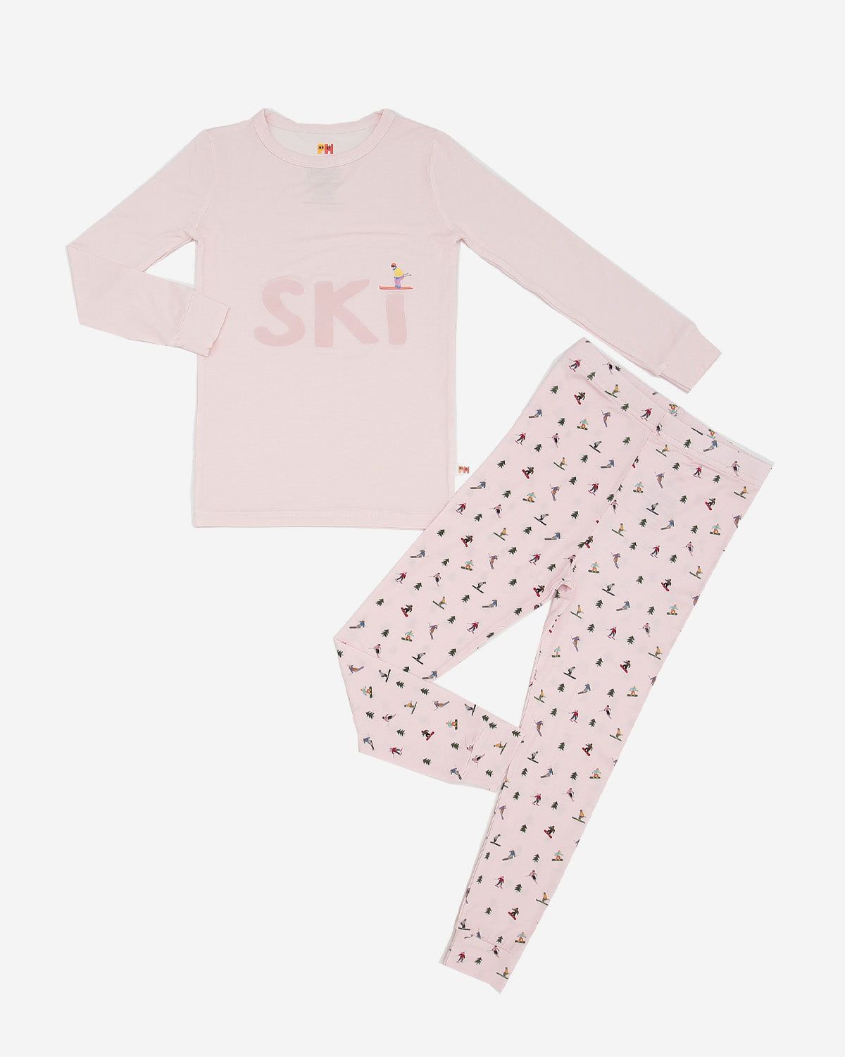 Bamboo Pink Ski PJ