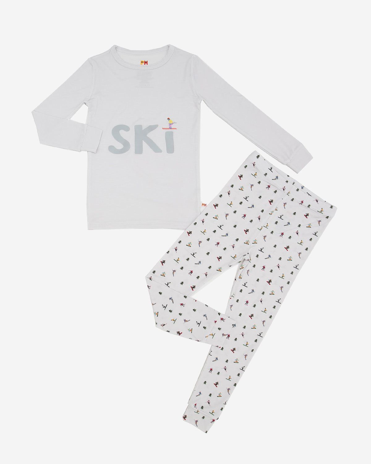 Bamboo Gray Ski PJ