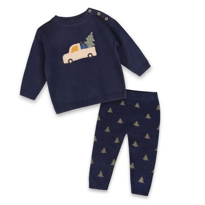 Jolly Truck Sweater Set