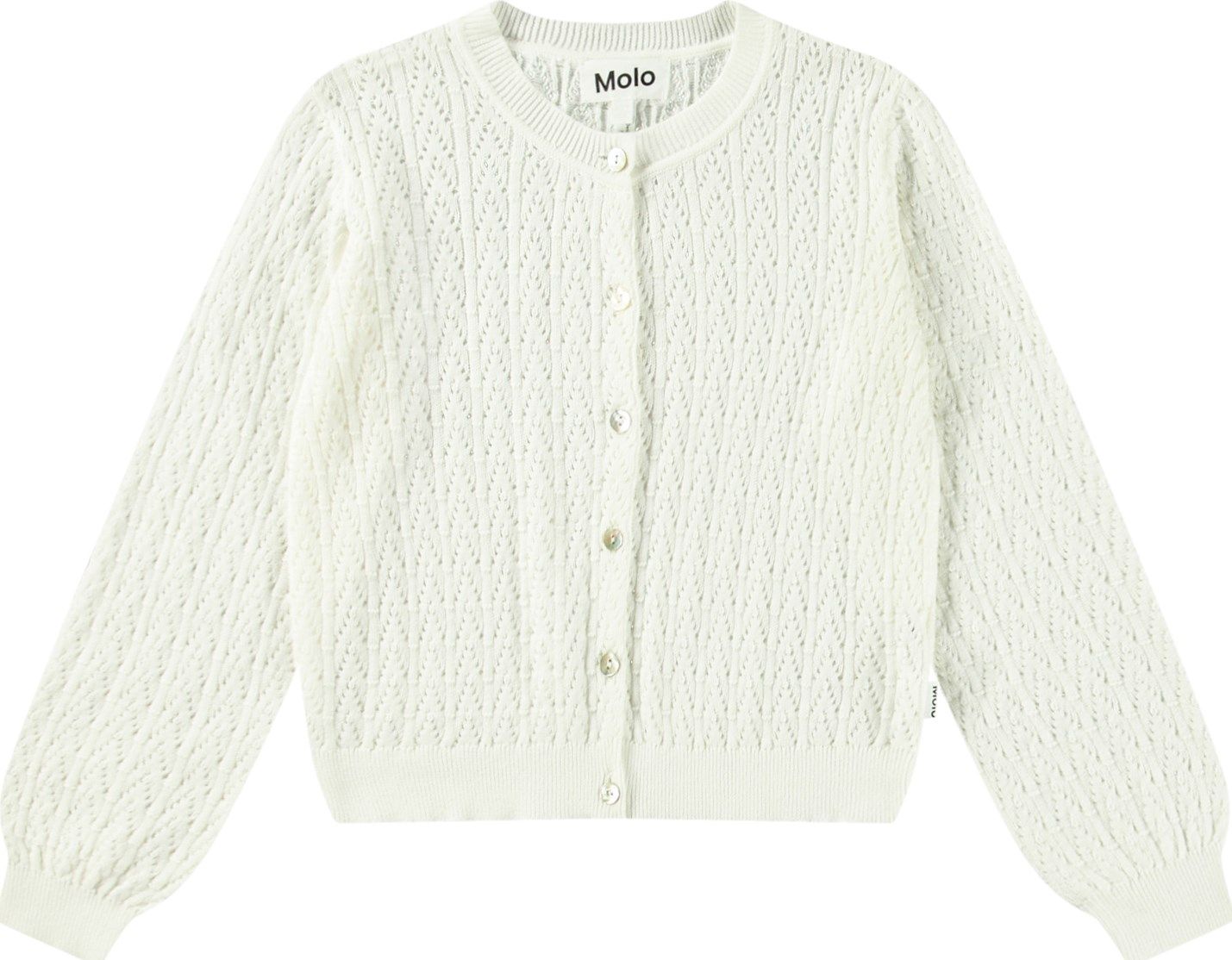 Gillian Crisp White Cardigan