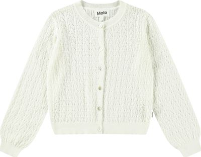 Gillian Crisp White Cardigan