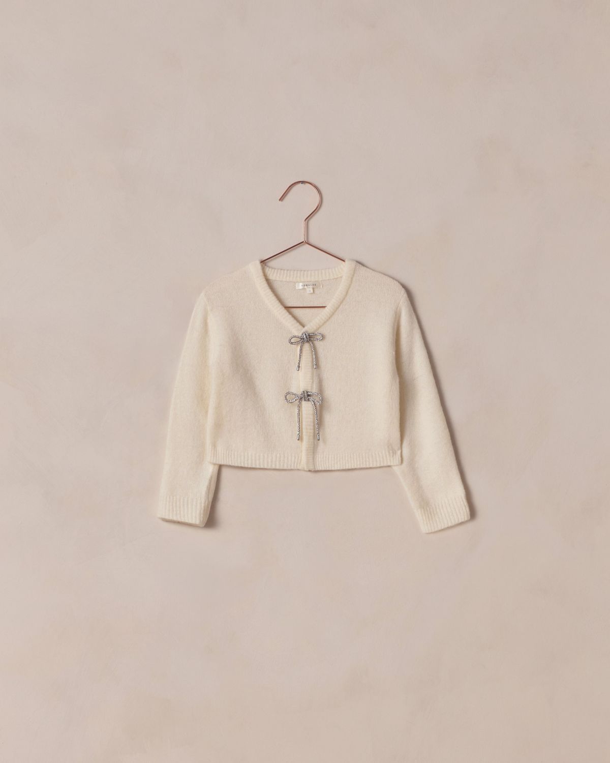 Bow Cardigan Ivory