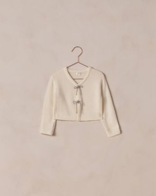 Bow Cardigan Ivory