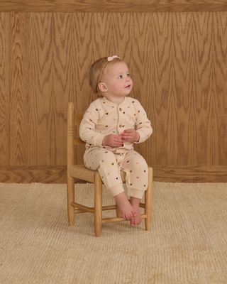 Button Down Jumpsuit Hearts